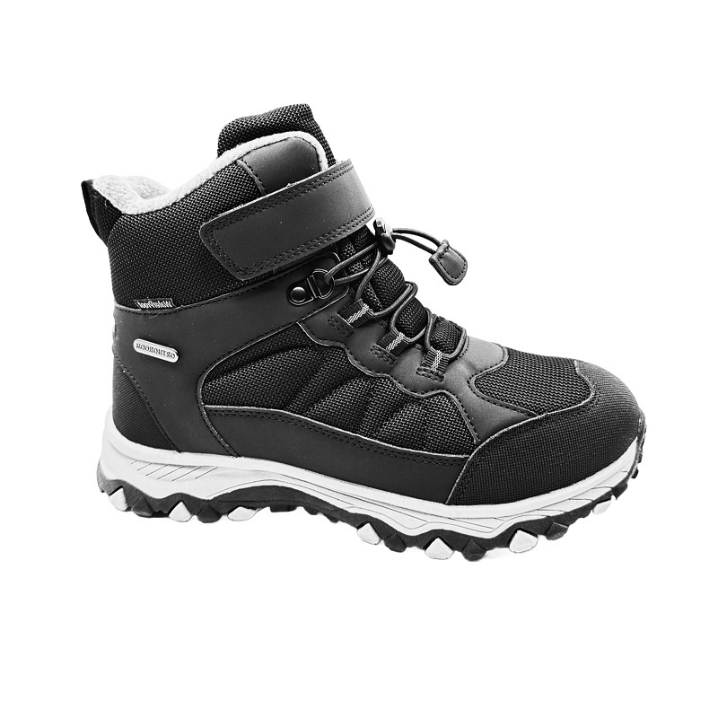 Ботинки ортопедические Ортобум с шерстью для мальчиков 87054-05 черные